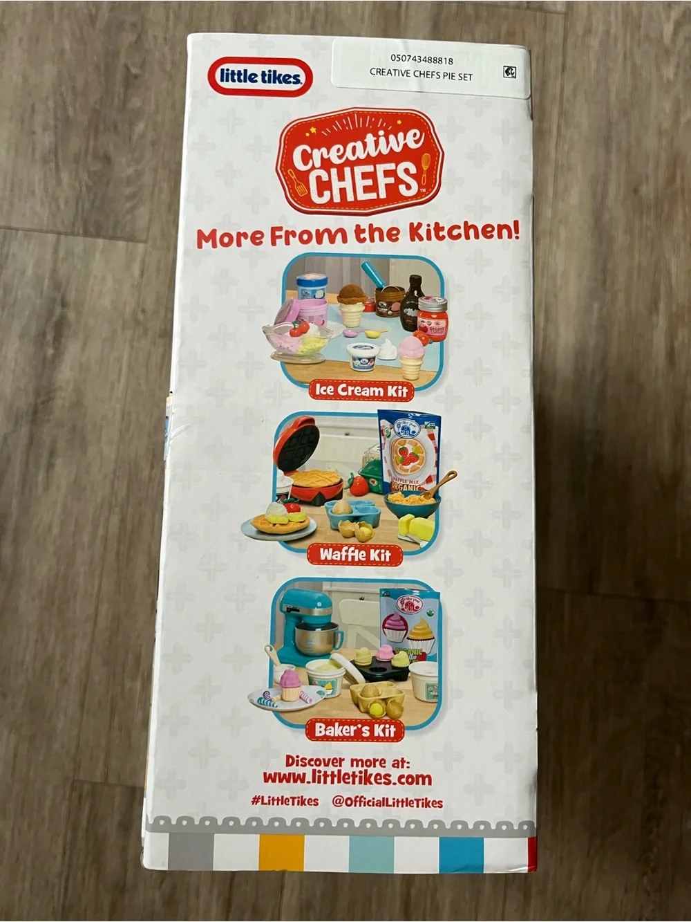 Kids Little Tikes Creative Chefs Pie Kit with Make-It Mix Play Sand, 22pcs